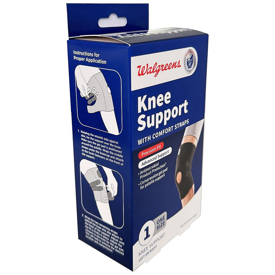 slide 2 of 3, Walgreens Precision Fit Adjustable Knee Support, 1 ct