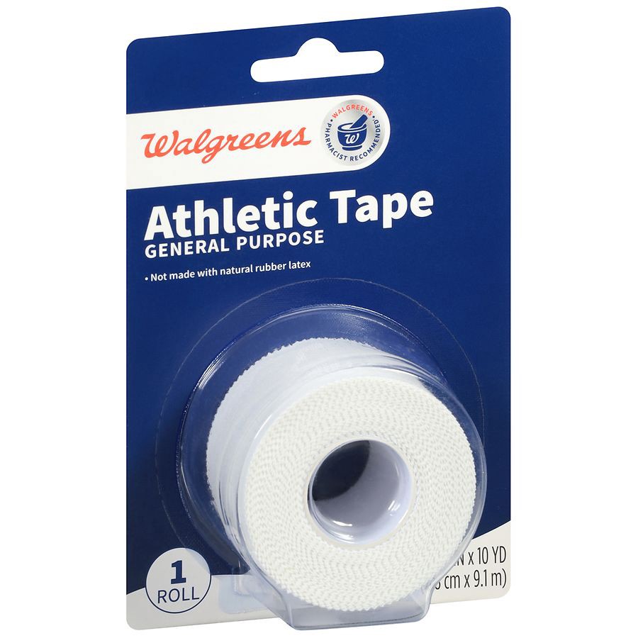slide 3 of 3, Walgreens Athletic Tape 1.5 Inch X 10 Yards, 1 ct