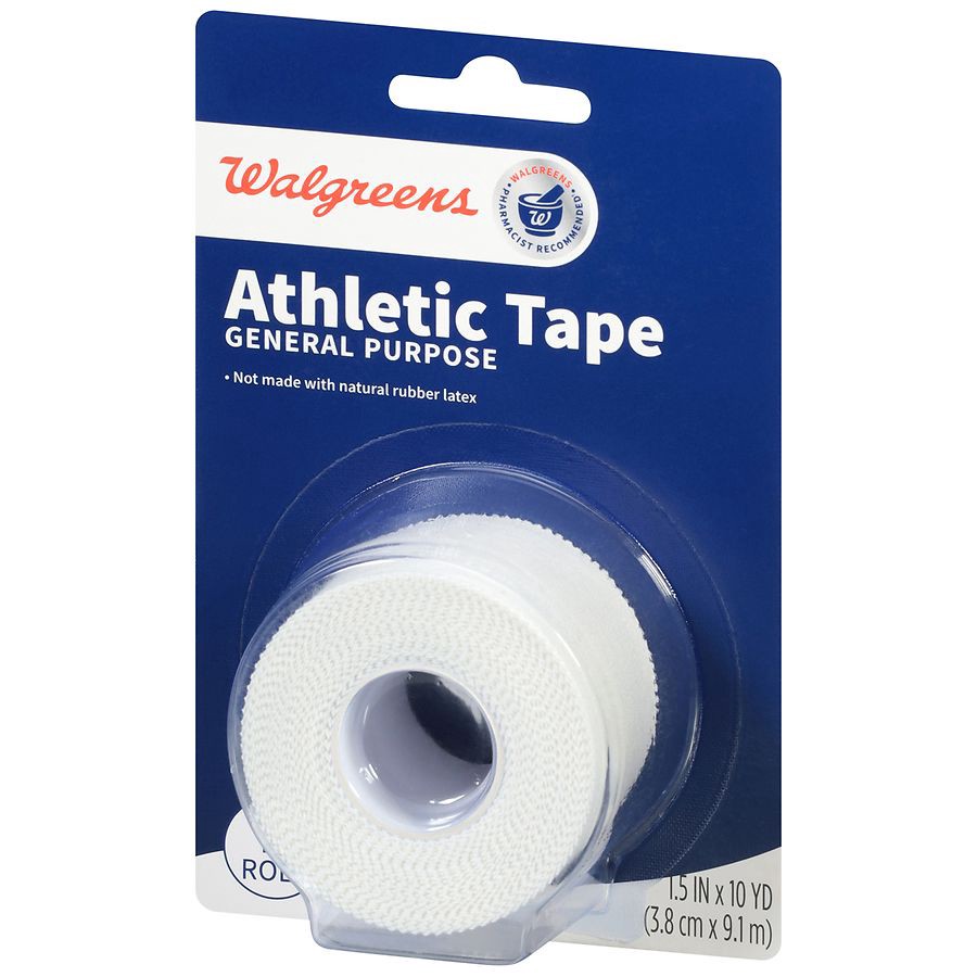 slide 2 of 3, Walgreens Athletic Tape 1.5 Inch X 10 Yards, 1 ct