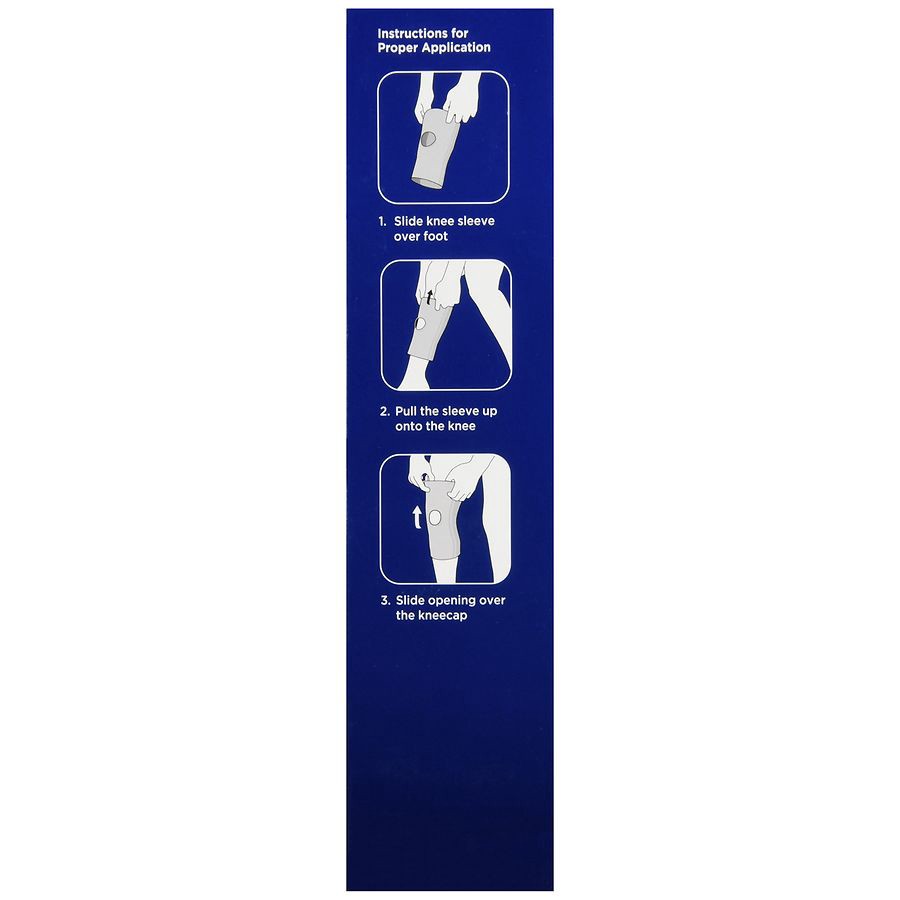 slide 2 of 5, Walgreens Large Knee Sleeve, 1 ct