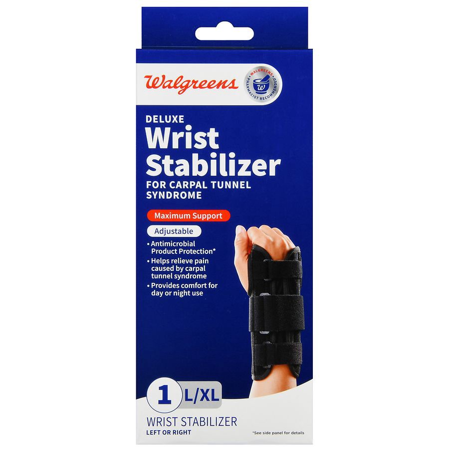 slide 2 of 5, Walgreens Deluxe Carpal Tunnel Wrist Stabilizer, 1 ct