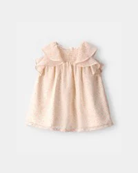 Baby Girl Floral Flowy Dress - Pink - 12 Months
