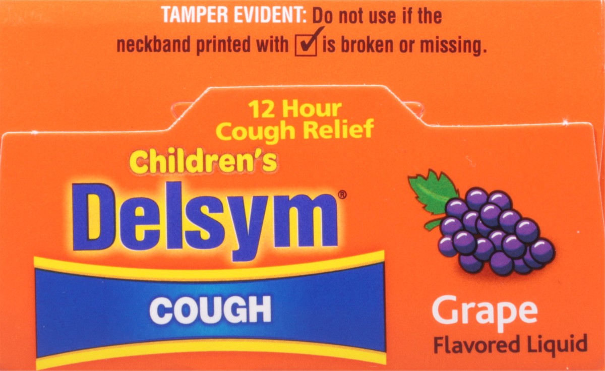 slide 9 of 9, Delsym Childrens Grape Cough Relief Liquid - 5 Fl. Oz., 5 fl oz