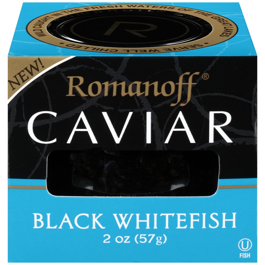 slide 1 of 8, Romanoff Romanoff Black Whitefish Caviar, 2 oz