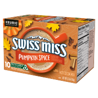 slide 2 of 17, Swiss Miss Pumpkin Spice Hot Cocoa, Single Serve Keurig K-Cup Pods, Hot Cocoa- 10 ct, 10 ct