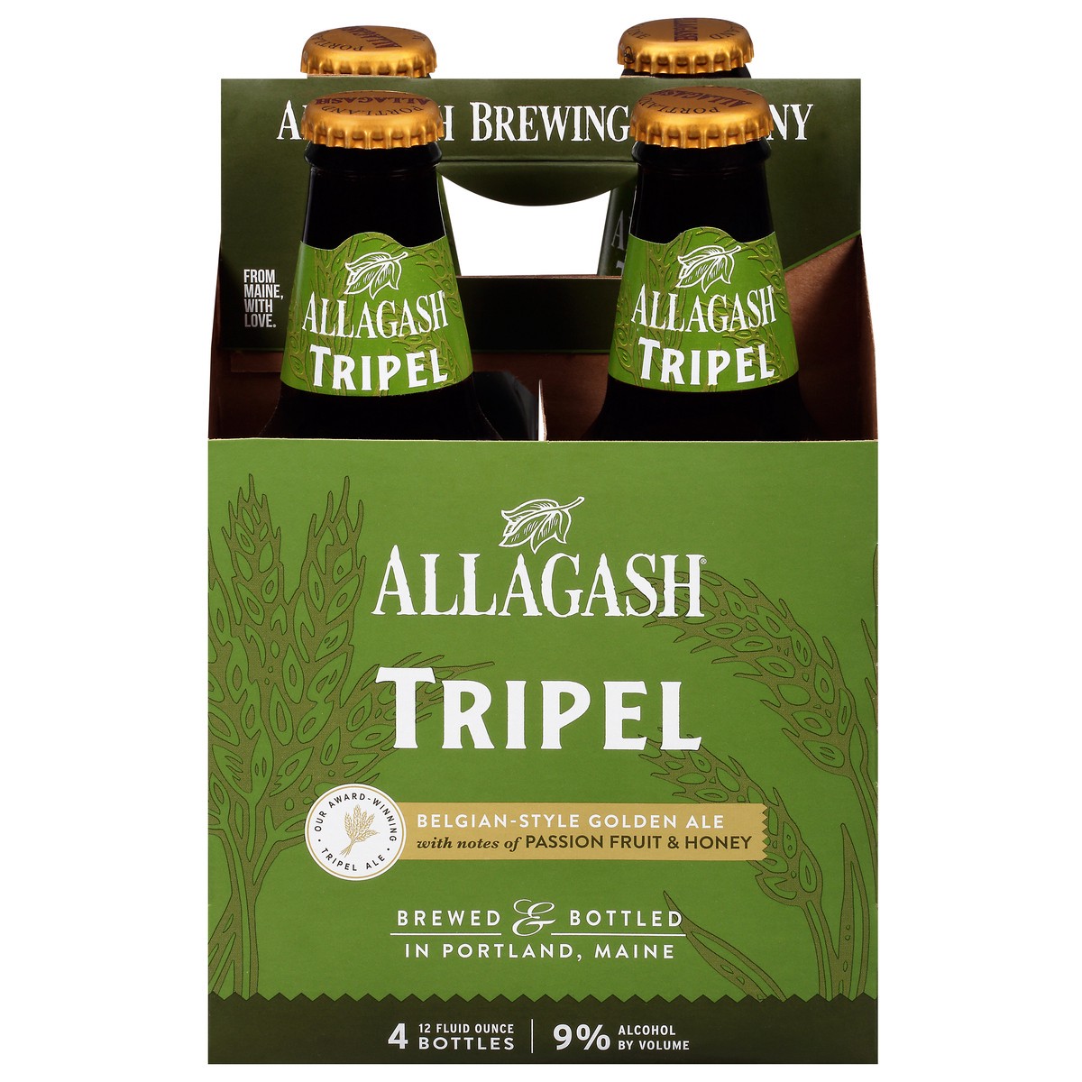 slide 1 of 12, Allagash Triple, 4 ct; 12 fl oz