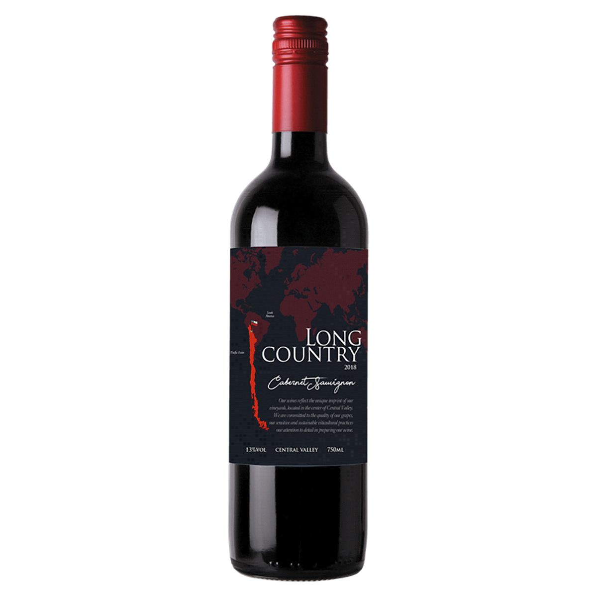 slide 1 of 1, Long Country Cabernet Sauvignon Wine, 750 ml