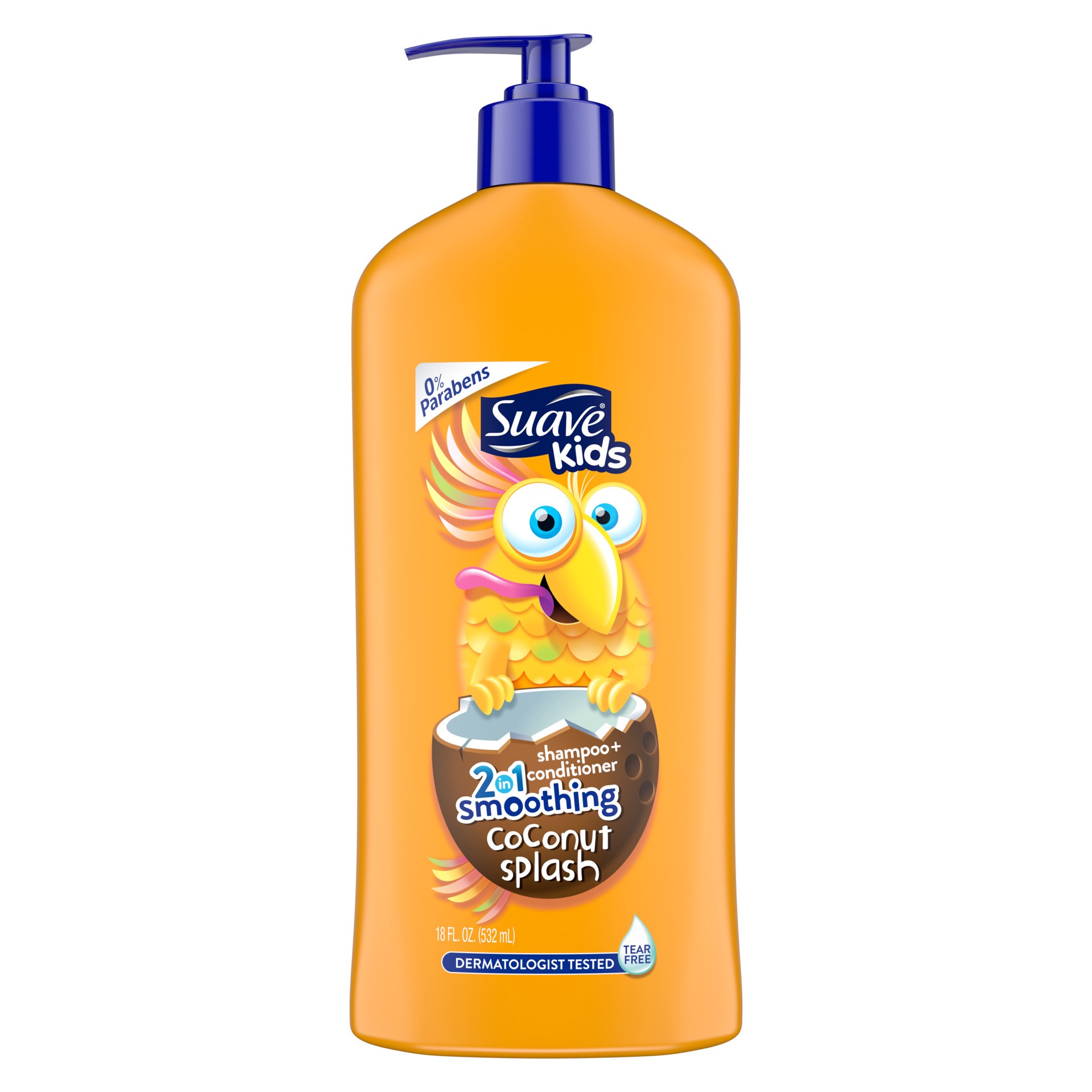 slide 1 of 4, Suave Kids 2In1 Shampoo Conditioner Coconut Smoothers, 18 oz