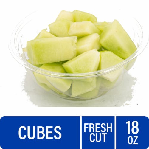 slide 1 of 3, Fresh Cut Honeydew Cubes, 18 oz