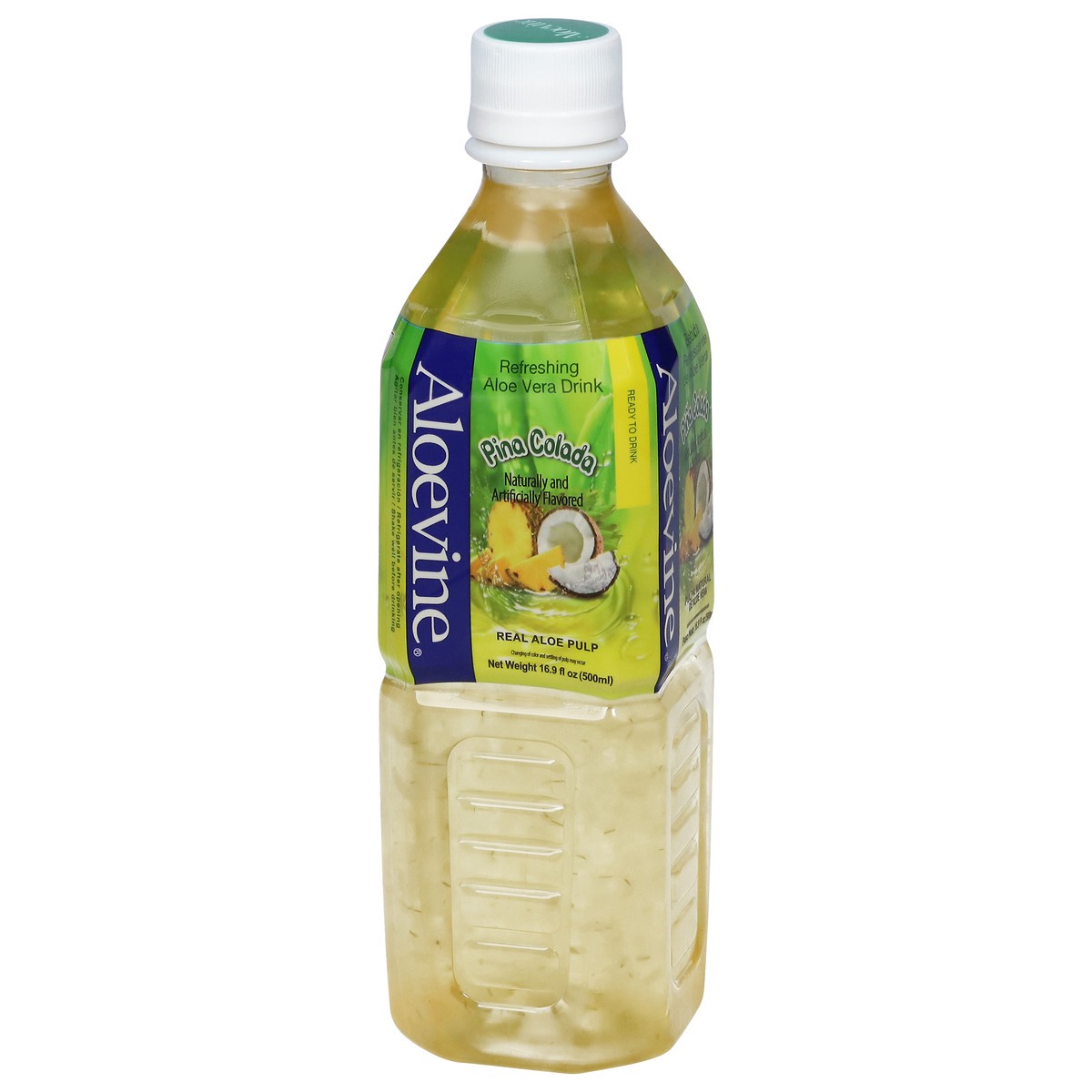 slide 7 of 13, Aloevine Refreshing Pina Colada Aloe Vera Drink 16.9 fl oz, 16.9 fl oz