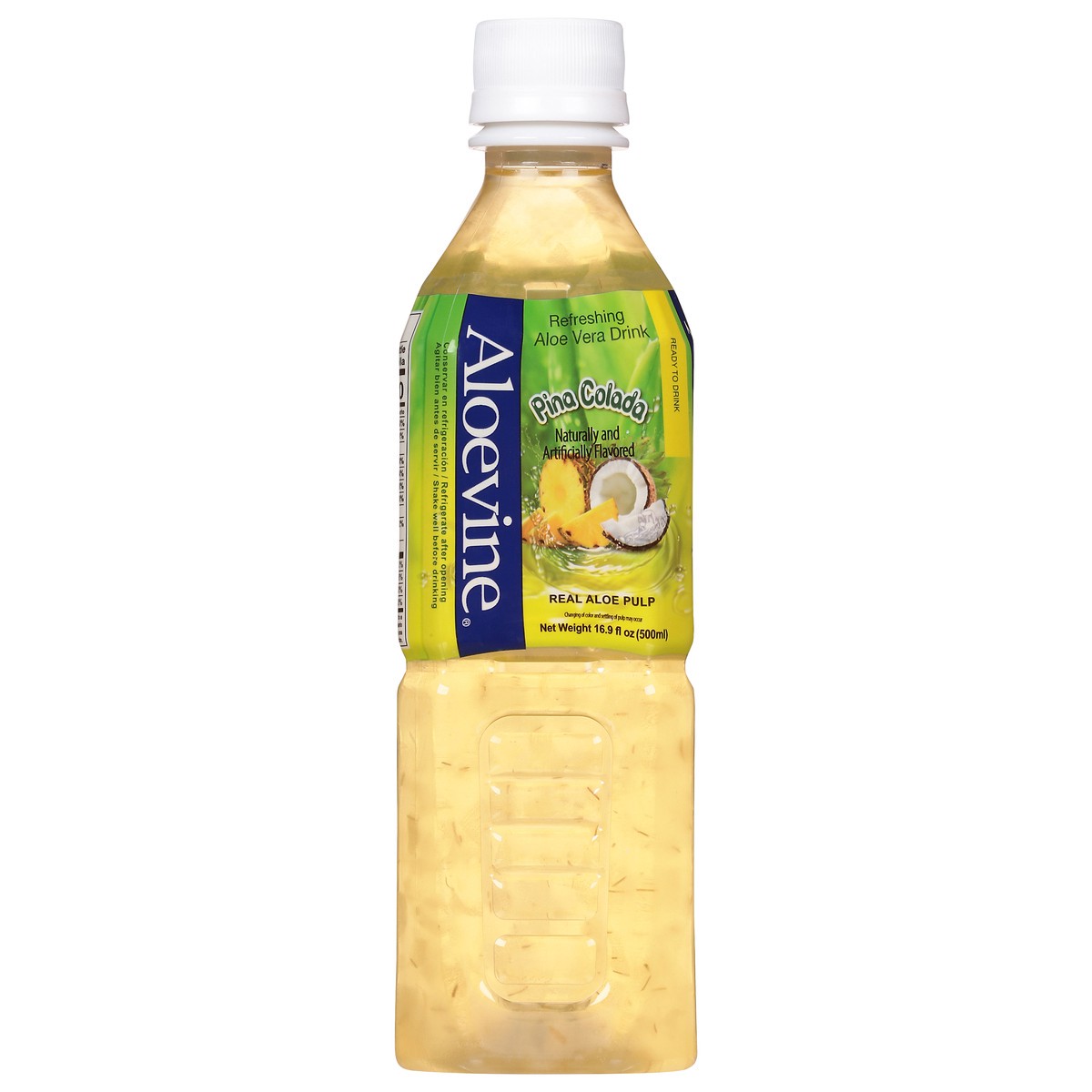 slide 1 of 13, Aloevine Refreshing Pina Colada Aloe Vera Drink 16.9 fl oz, 16.9 fl oz