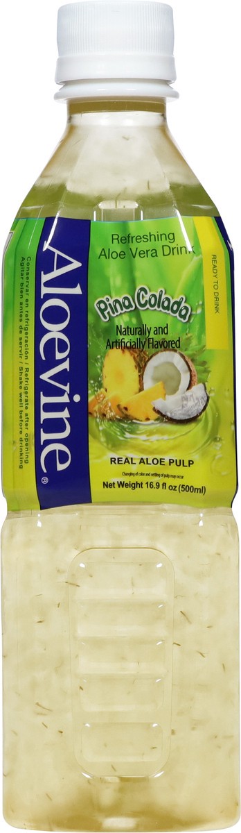 slide 4 of 13, Aloevine Refreshing Pina Colada Aloe Vera Drink 16.9 fl oz, 16.9 fl oz