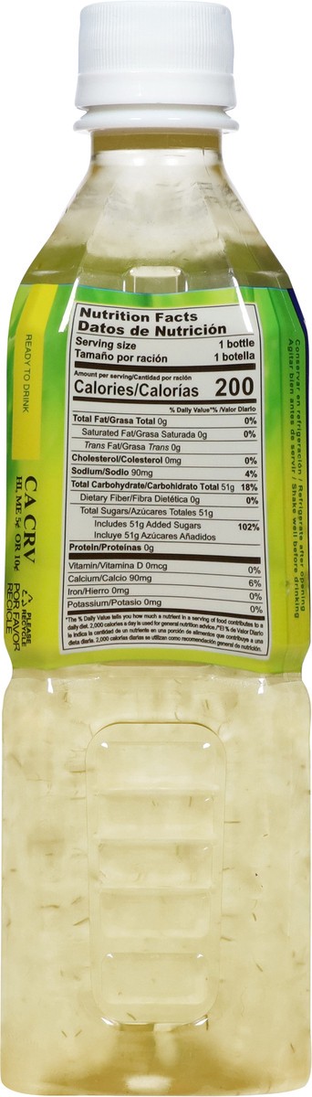 slide 13 of 13, Aloevine Refreshing Pina Colada Aloe Vera Drink 16.9 fl oz, 16.9 fl oz