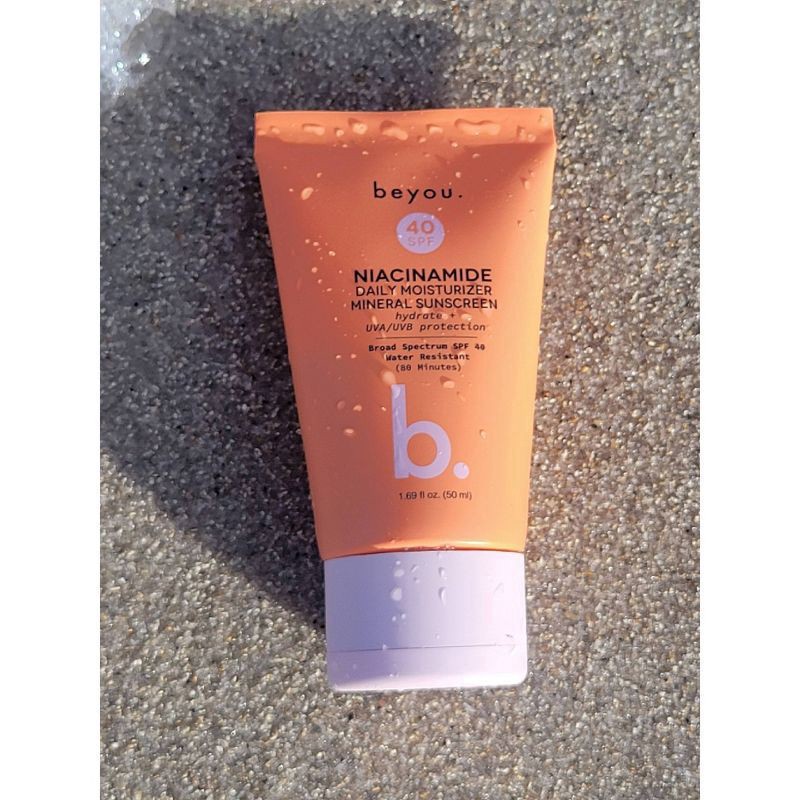 slide 5 of 8, Beyou. Hydrating Niacinamide Daily Moisturizer Mineral Face Sunscreen - SPF 40 - 1.69 fl oz, 1.69 fl oz