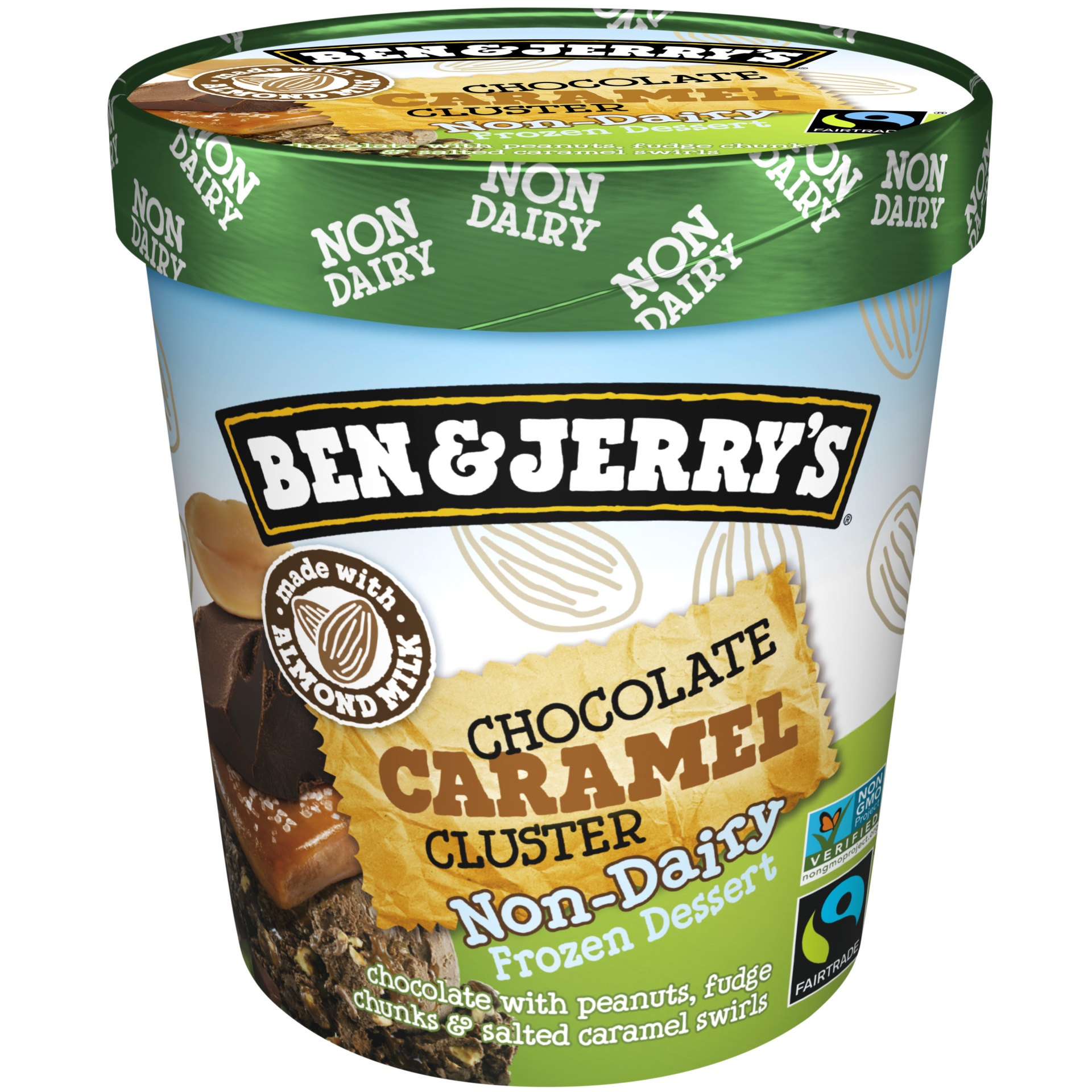 slide 1 of 8, Ben & Jerry's Ben & Jerrys Chocolate Caramel Non Dairy Ice Cream, 16 fl oz