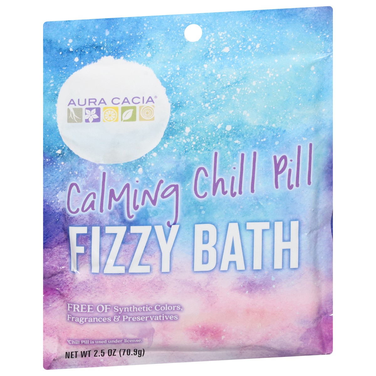 slide 12 of 12, Aura Cacia Calming Chill Pill Fizzy Bath 2.5 oz, 2.5 oz