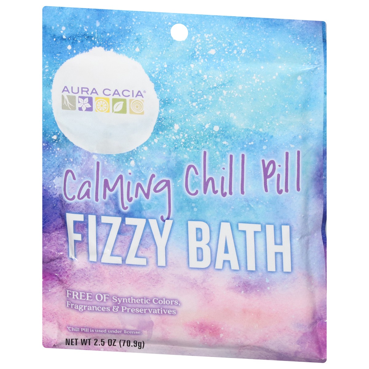 slide 7 of 12, Aura Cacia Calming Chill Pill Fizzy Bath 2.5 oz, 2.5 oz