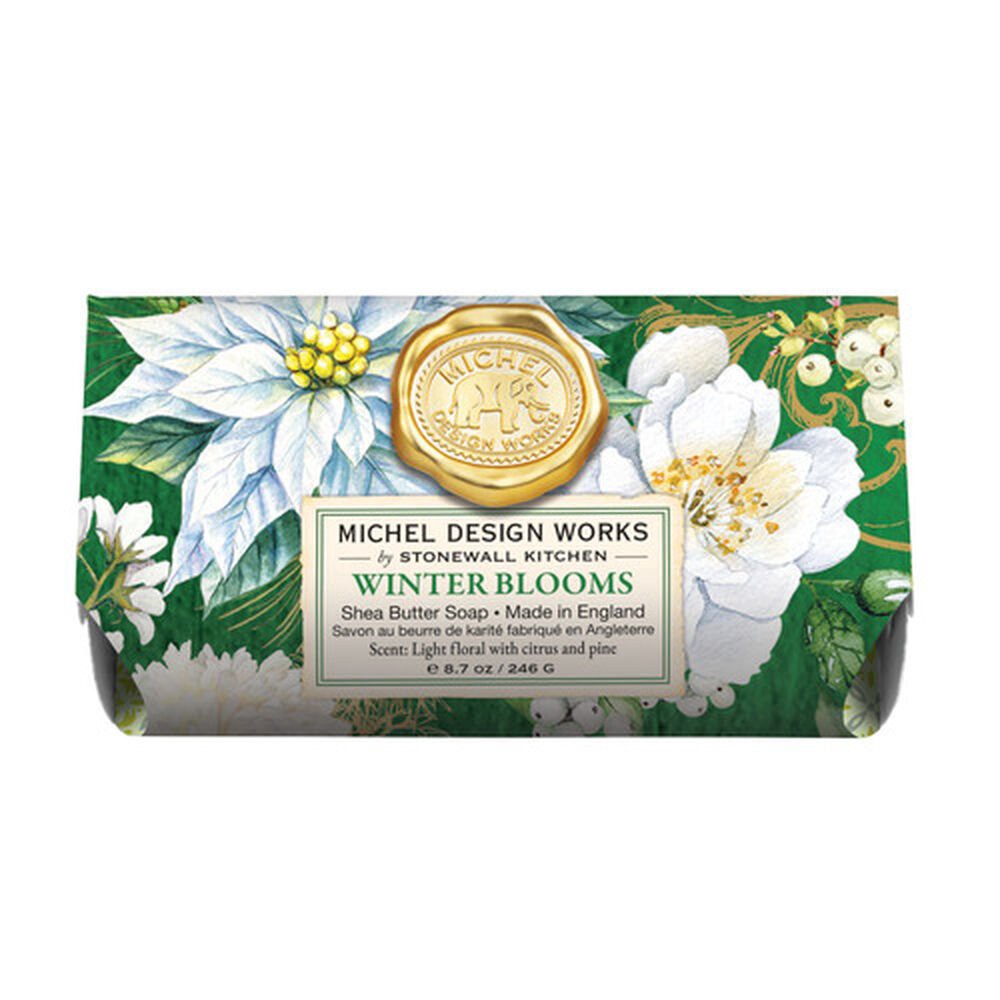 slide 1 of 1, Michel Design Works Winter Blooms Large Bath Soap, 9 oz