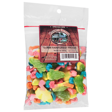 slide 1 of 1, Backroad Country Gummi, Rainforest Frogs, 8 oz