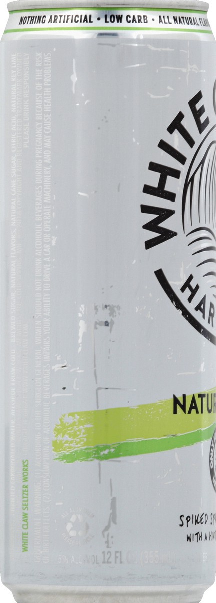 slide 2 of 6, White Claw Hard Seltzer, Natural Lime, 12 oz
