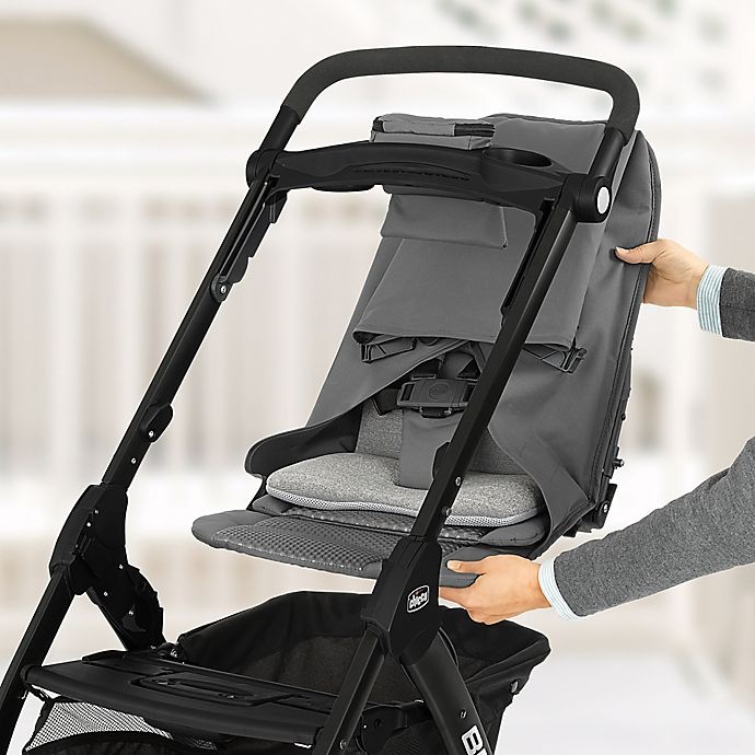 slide 5 of 5, Chicco Bravo LE Stroller - Terazza Black/Grey, 1 ct