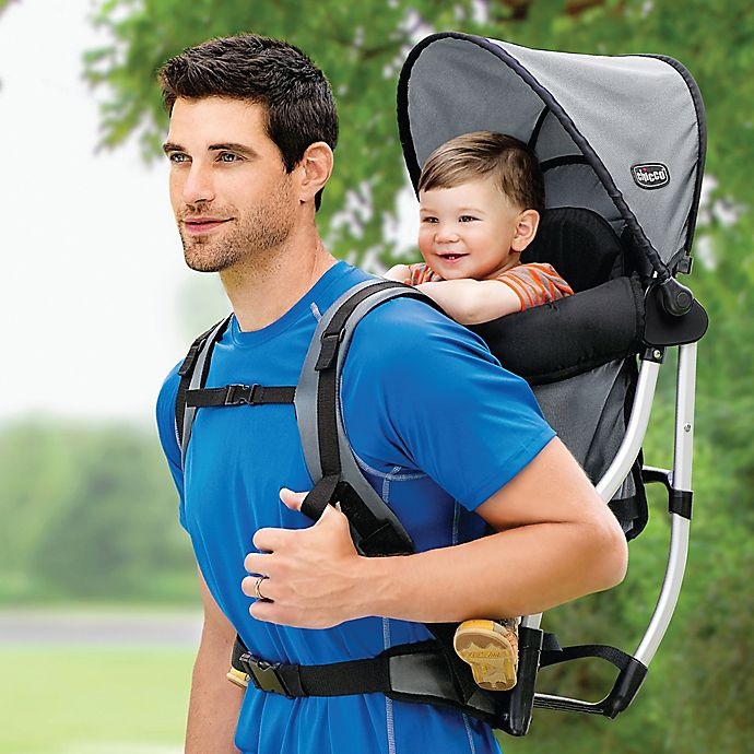 slide 3 of 6, Chicco SmartSupport Backpack Baby Carrier - Grey, 1 ct