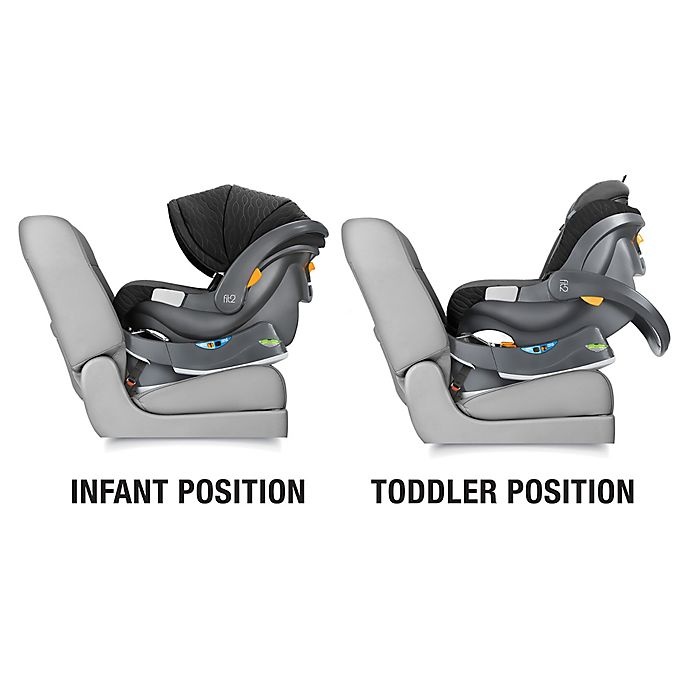 slide 2 of 9, Chicco Fit2 Infant and Toddler Car Seat - Black, 1 ct
