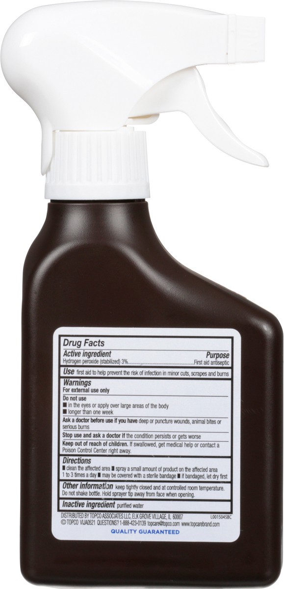 slide 7 of 16, TopCare Health 3% USP Hydrogen Peroxide 10 fl oz, 10 fl oz