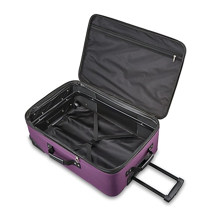 slide 5 of 7, American Tourister Fieldbrook XLT Luggage Set - Purple/Black, 3 ct