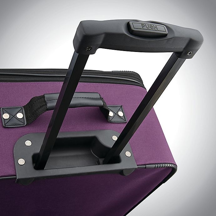 slide 6 of 7, American Tourister Fieldbrook XLT Luggage Set - Purple/Black, 3 ct