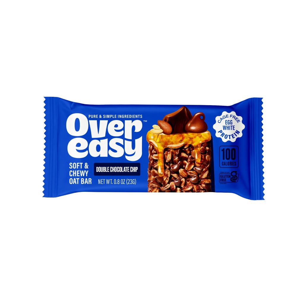 slide 4 of 5, Over Easy Double Chocolate Chip Soft & Chewy Oat Bar, 5 ct