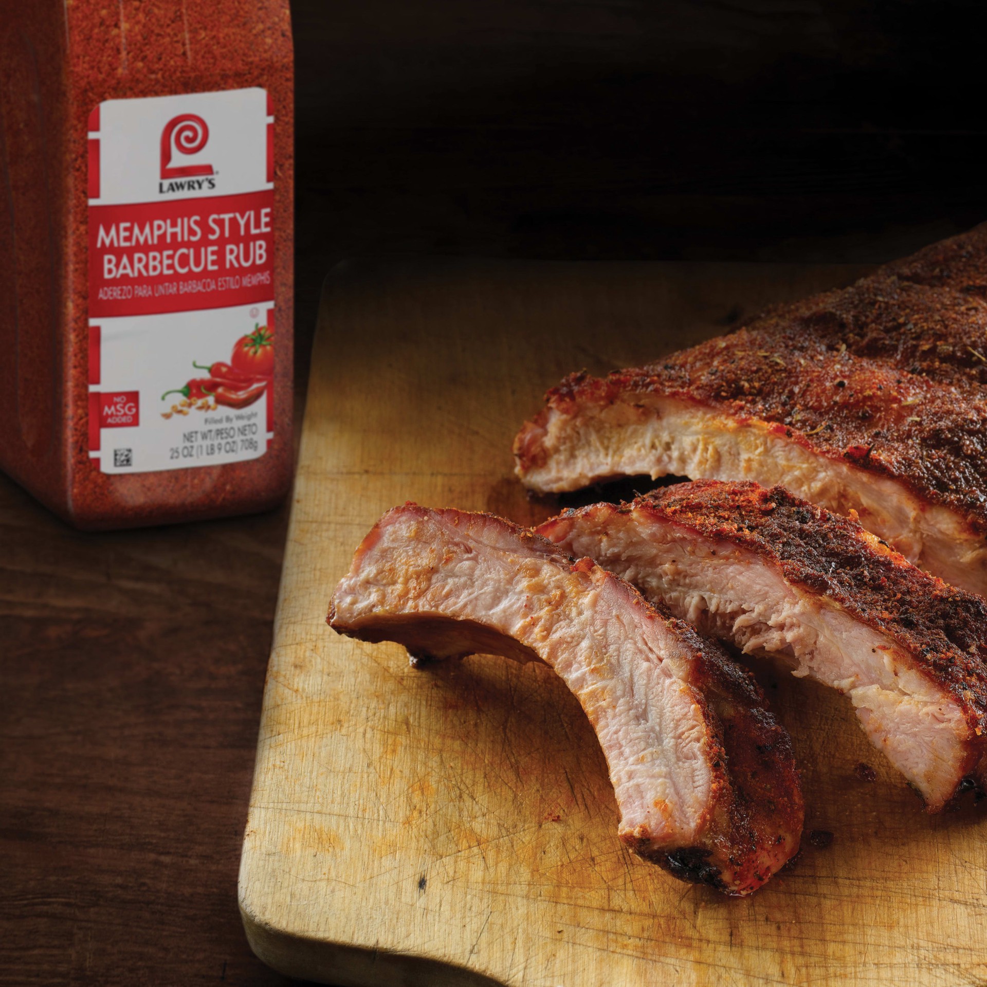 slide 2 of 5, Lawry's Memphis Style Barbecue Rub, 25 oz, 25 oz