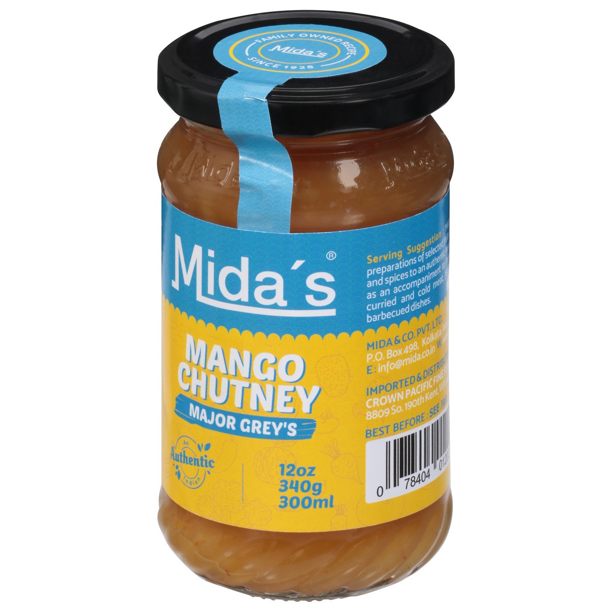 slide 7 of 9, Mida's Major Grey's Mango Chutney, 12 oz