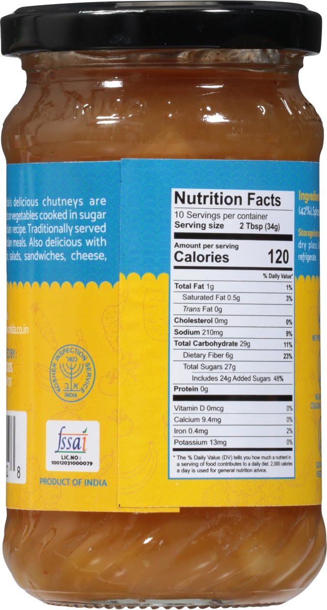 slide 9 of 9, Mida's Major Grey's Mango Chutney, 12 oz