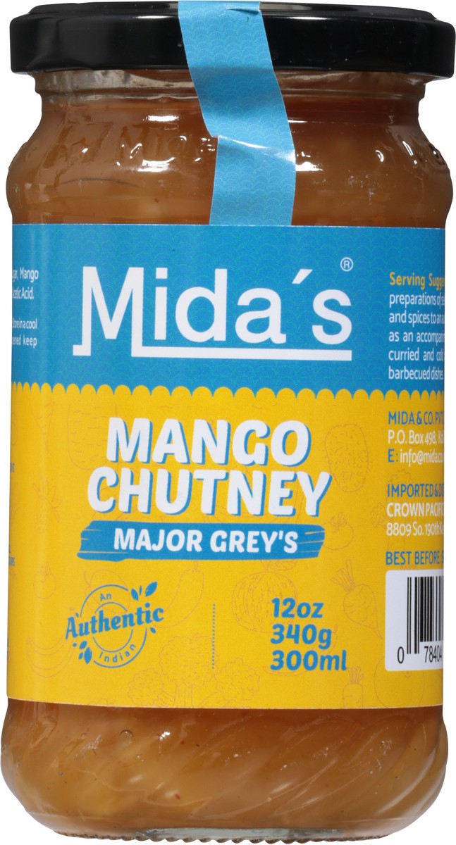 slide 2 of 9, Mida's Major Grey's Mango Chutney, 12 oz