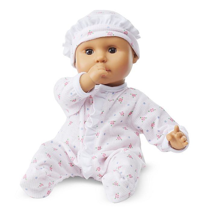 slide 1 of 1, Melissa & Doug Mine to Love Mariana Poseable Baby Doll With Romper And Hat, 12 in