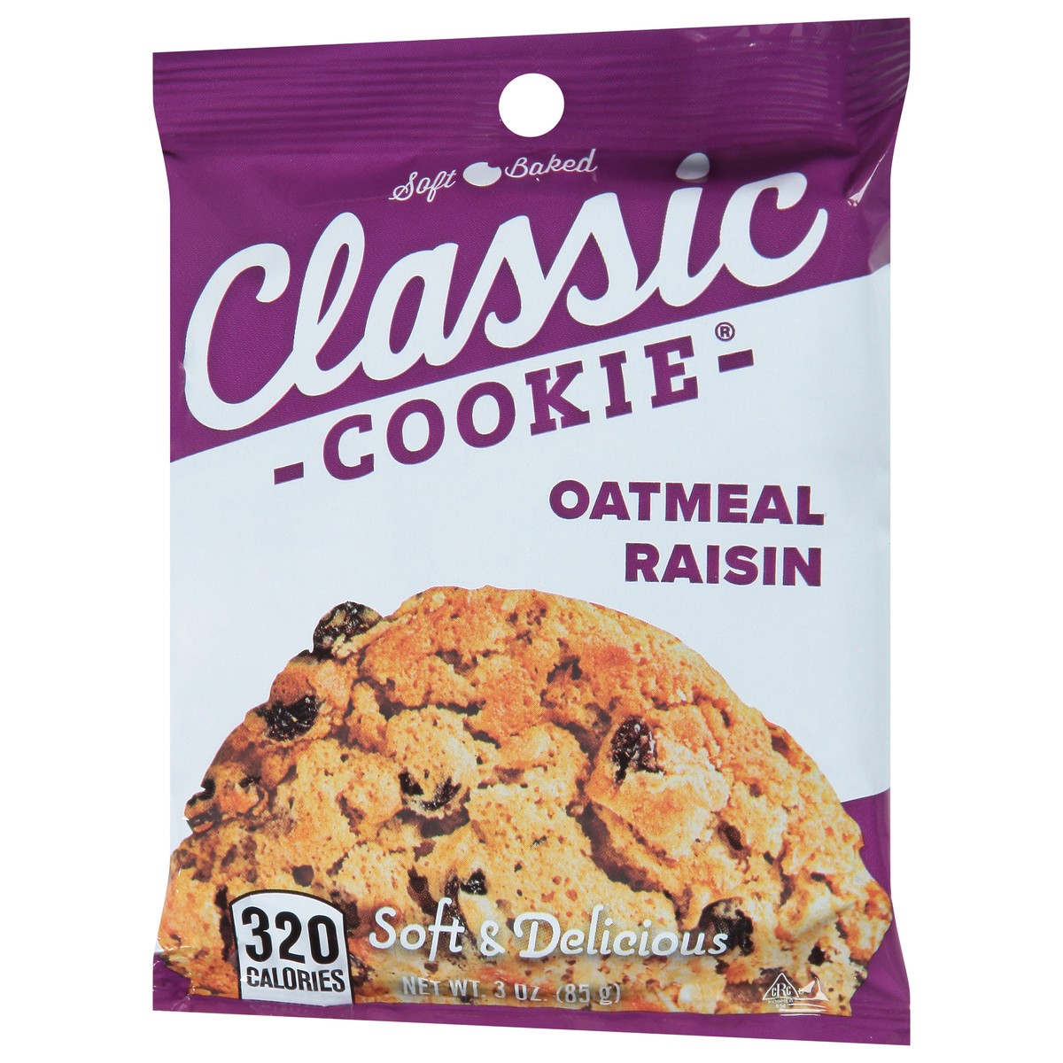 slide 3 of 9, Classic Soft Baked Oat Meal Raisin Cookie 3 oz, 1 ct