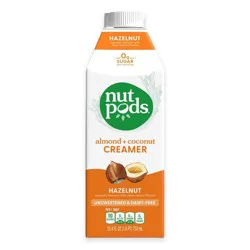 nutpods Almond + Coconut Hazelnut Creamer 25.4 fl oz