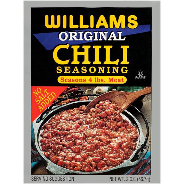 slide 1 of 6, Williams Chili Seasoning, 2 oz