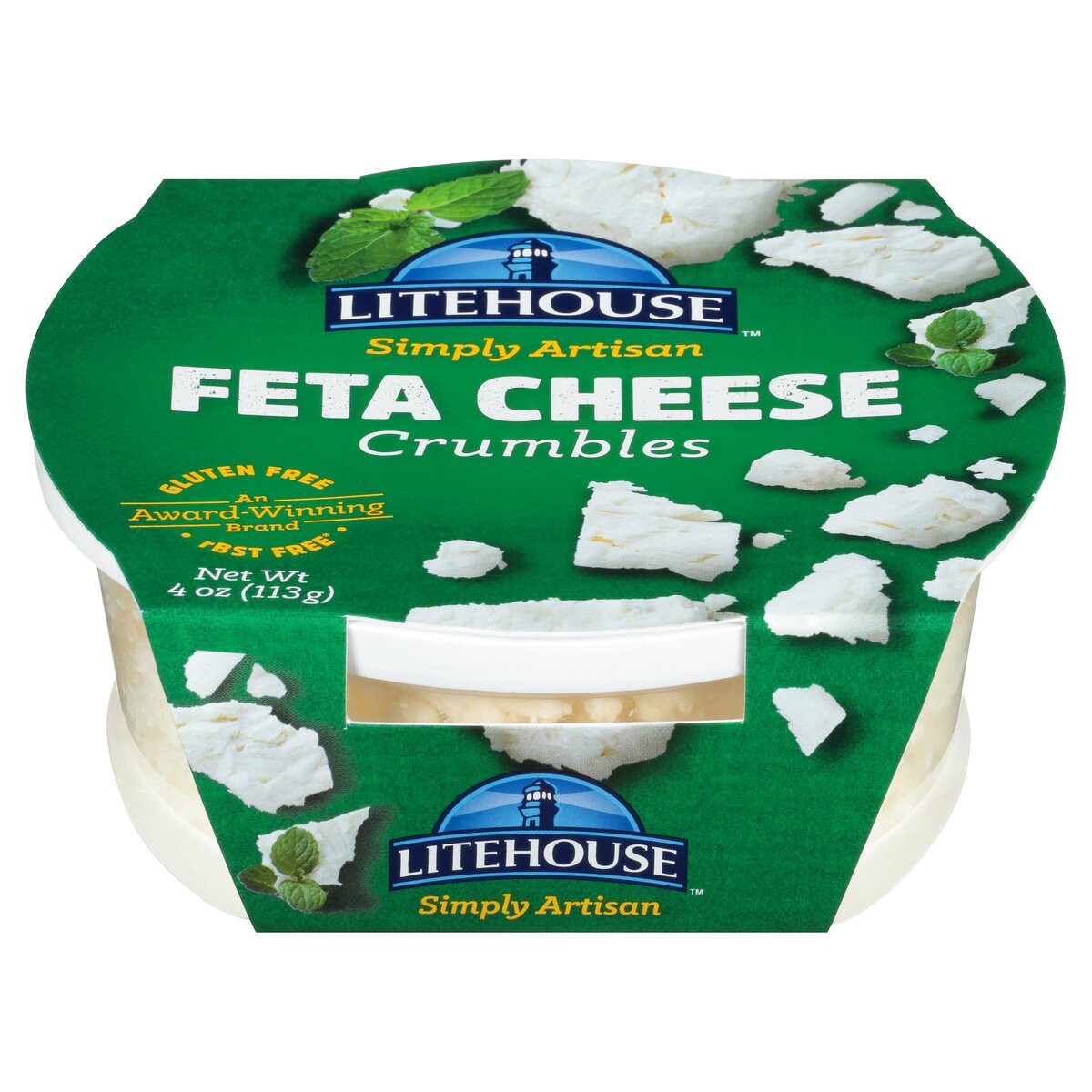 slide 1 of 6, Litehouse Feta Cheese Crumbles, 4 oz