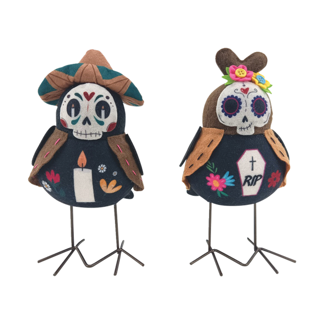slide 1 of 1, CREATIVE HOME 7" Muertos Birds, 1 ct