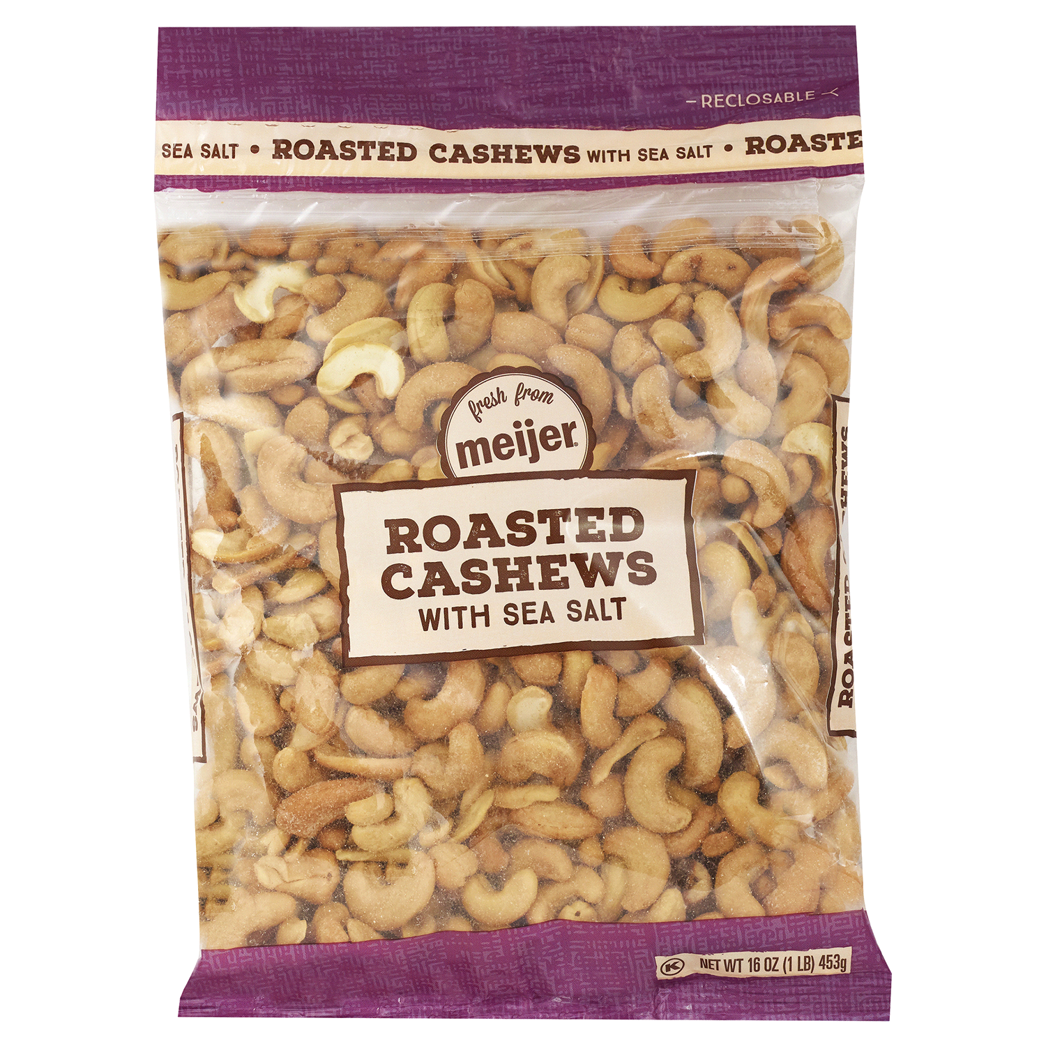 slide 1 of 2, Fresh From Meijer Roasted Cashews With Sea Salt, 16 Oz, 16 oz