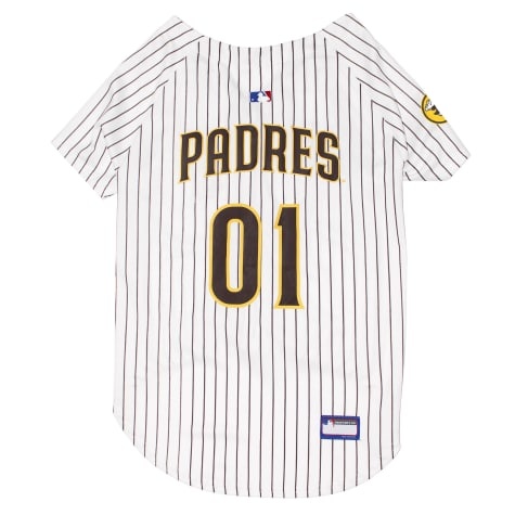 slide 1 of 1, Pets First San Diego Padres MLB Mesh Jersey, LG