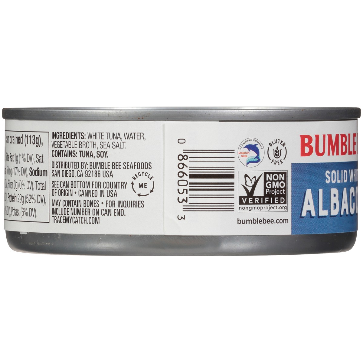 slide 6 of 9, Bumble Bee Solid White Albacore Tuna in Water, 5 oz Can, 5 oz