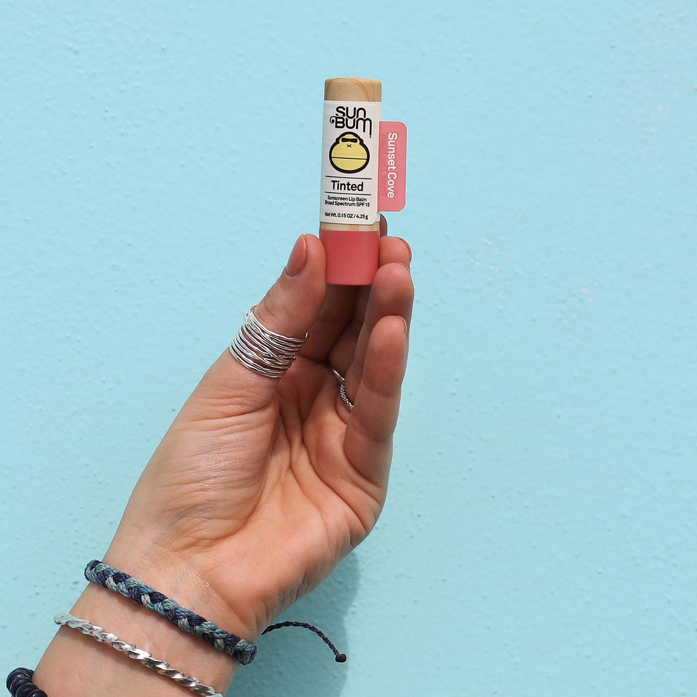 slide 4 of 5, Sun Bum Tinted Lip Balm Sunset Cove | SPF 15 | UVA / UVB Broad Spectrum Protection | Sensitive Skin Safe | Hypoallergenic, Paraben Free | Ozybenzone Free | 0.15 Oz, 0.15 oz