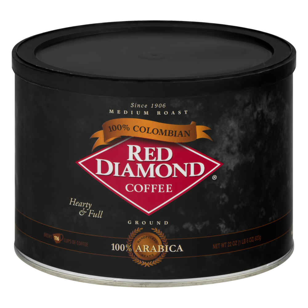 slide 1 of 1, Red Diamond 100% Columbian Can, 22 oz