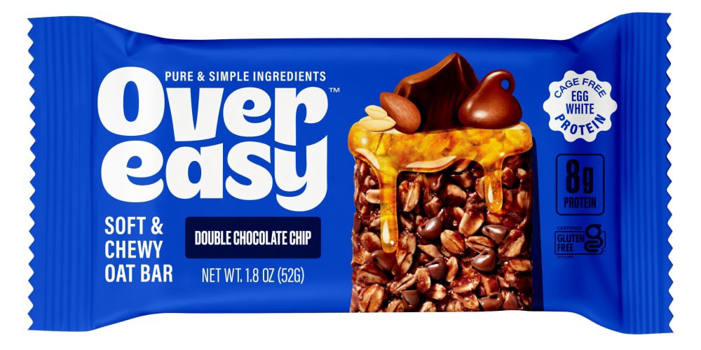 slide 2 of 2, Over Easy Double Chocolate Chip Breakfast Bar, 1.8 oz