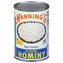 Manning's All Natural Hominy - 15 oz