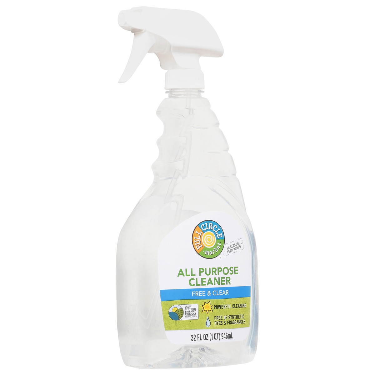 slide 2 of 9, Full Circle Market Free & Clear All Purpose Cleaner 32 fl oz, 32 fl oz