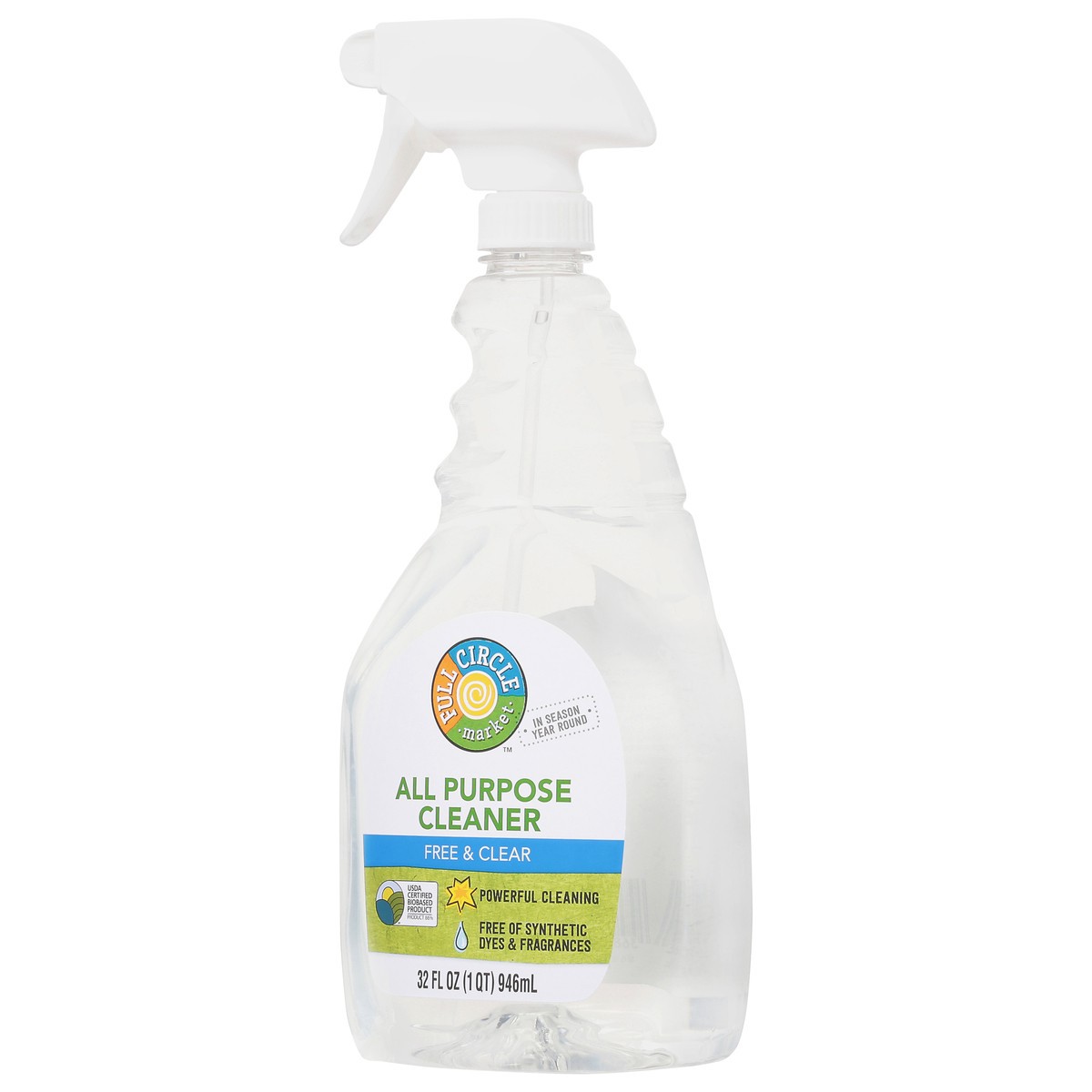 slide 5 of 9, Full Circle Market Free & Clear All Purpose Cleaner 32 fl oz, 32 fl oz